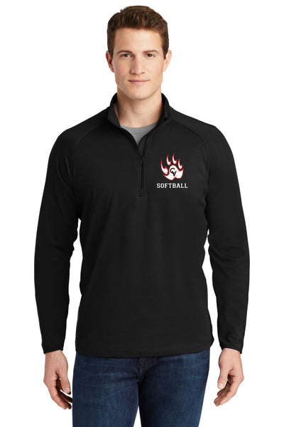 CV Softball Unisex 1/4 Zip Pullover- Embroidered Design