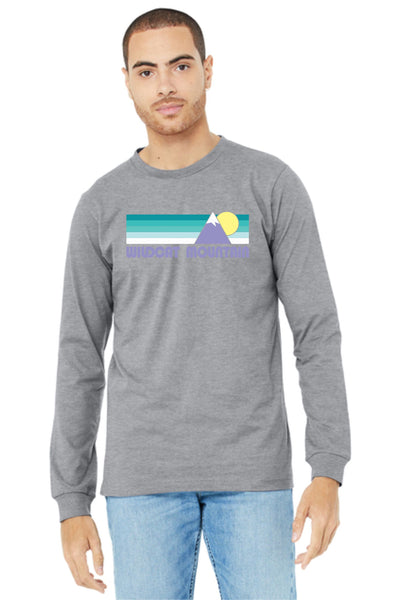 Wildcat Mountain Bella Canvas Long Sleeve Tee- Navy or Grey