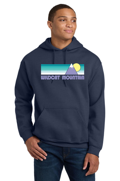Wildcat Mountian Basic Hoodie- Adult and Youth- Navy and Grey