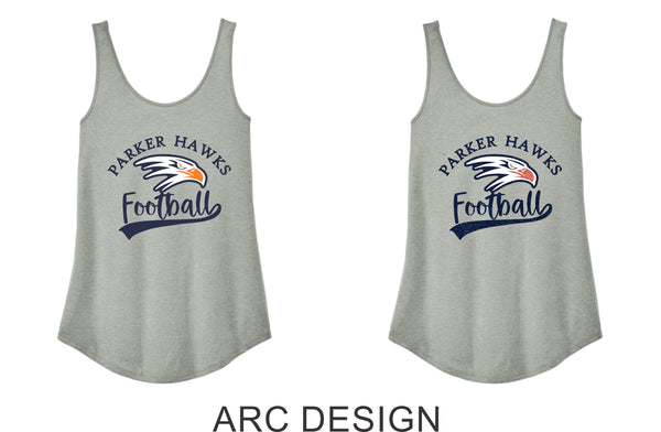 Hawks Football Team District Relaxed Tank-2 designs