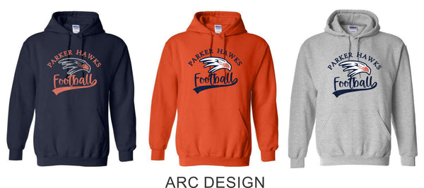 Hawks Football Team Hoodie- 2 Designs