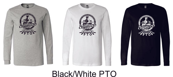 Iron Horse PTO Bella Canvas Long Sleeve Tee- Youth, Ladies, Unisex sizes