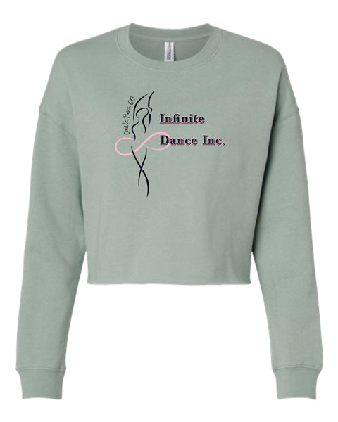 Infinite Dance Ladies Cropped Crewneck Sweatshirt