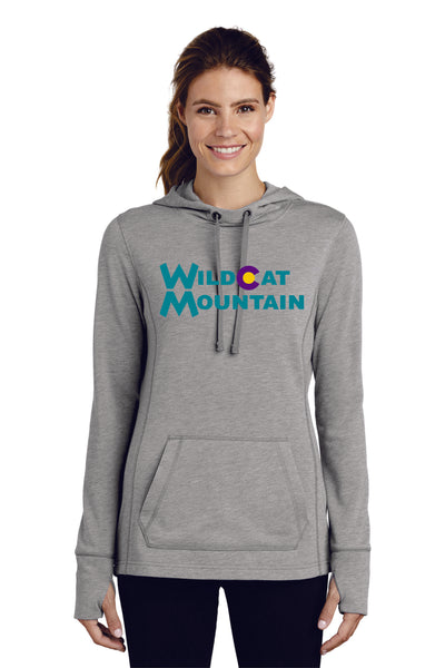 Wildcat Mountain Ladies or Unisex Tri-blend Wicking Hoodie