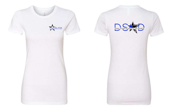 Dual Star Two Sided Tee- Ladies, Youth, and Unisex