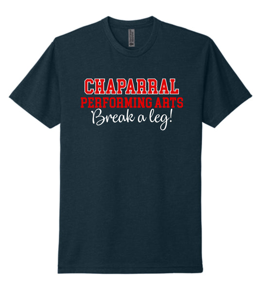 CHS Patrons Next Level Tee- BREAK A LEG Design