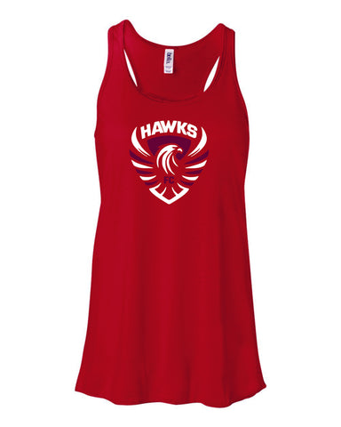 Colorado Hawks Soccer Flowy Tank- Matte or Glitter