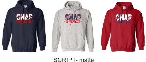 Chap Softball Hoodie- 6 design options