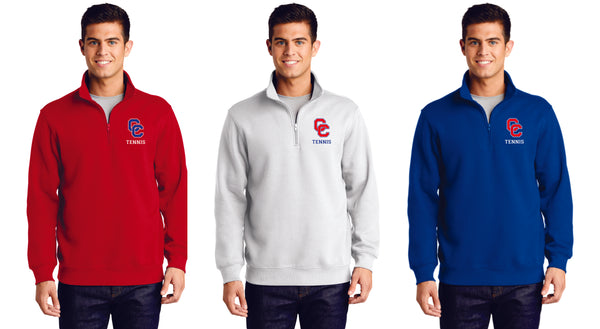 Creek Tennis 1/4 Zip Sweatshirt- 3 Colors