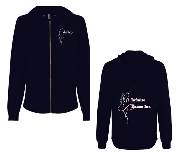 Infinite Dance Full Zip Ladies Hoodie