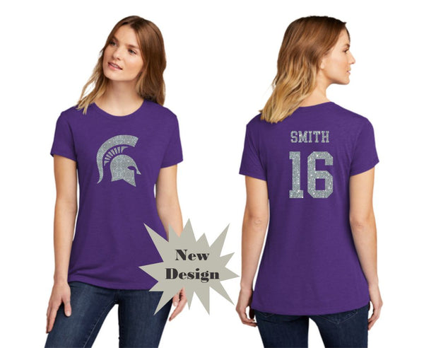 Spartans Football Ladies Tee- NEW DESIGN