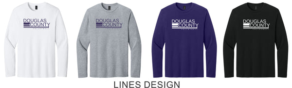 DCHS Volleyball Long Sleeve Tee- 4 Designs