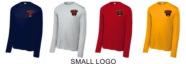 Marvels Wicking Long Sleeve Tee- Youth, Ladies, Adult Sizes