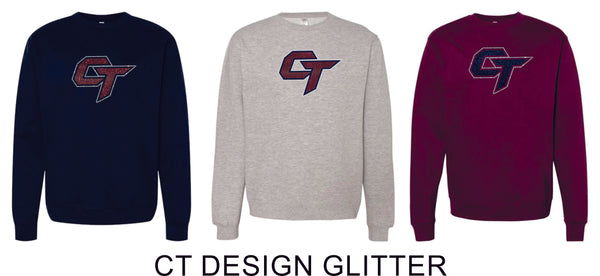 CT Cougars Crewneck Sweatshirt- 4 designs