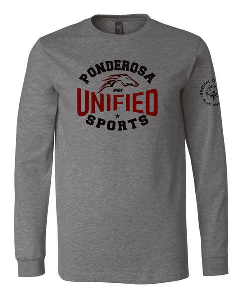 Pondo Unified Long Sleeve Tee- Matte or Glitter