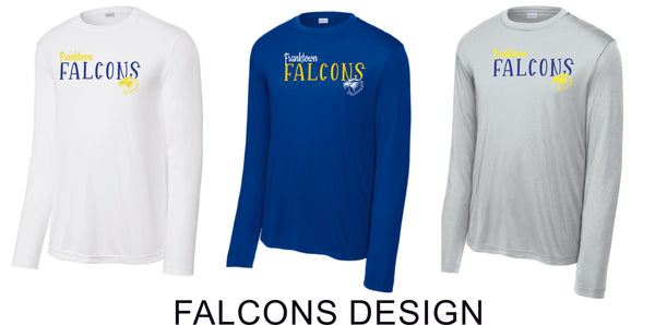 Franktown Wicking Long Sleeve Tee- Youth, Ladies & Unisex Sizes