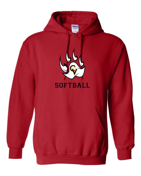 CV Softball Hoodie- Adult and Youth- 3 designs