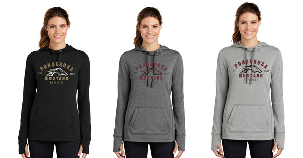 Pondo BAND Triblend Wicking Hoodie- Ladies or Unisex