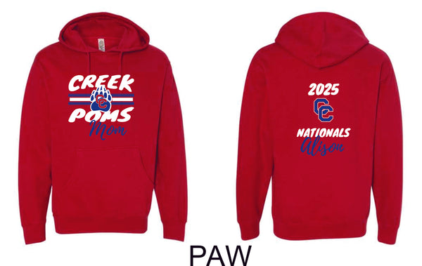 Creek Poms 2025 Hoodie- 5 designs