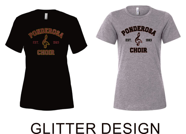 Pondo CHOIR Ladies Bella Canvas Tee- 2 Colors