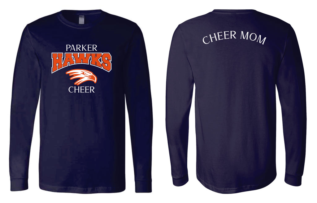 Parker Hawks Cheer Long Sleeve Tee