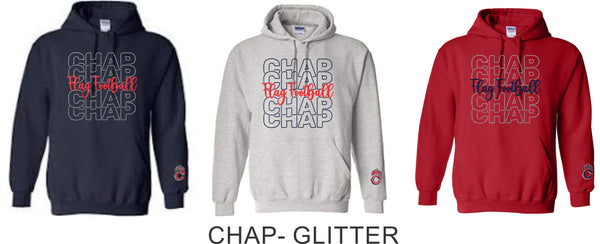 Chap Flag Football Hoodie- 3 design options