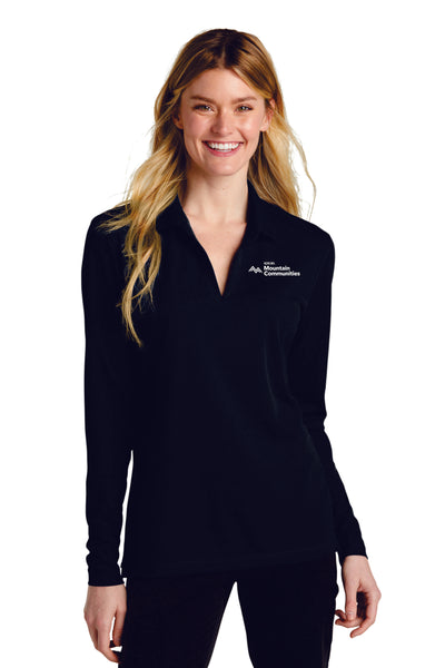 KOELBEL Nike Ladies Dri-FIT Micro Pique 2.0 Long Sleeve Polo