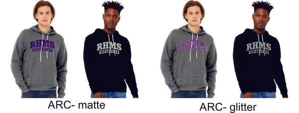 RHMS Unisex BC Hoodie - 4 Designs- Matte or Glitter