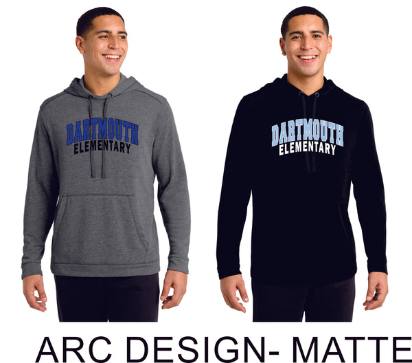 Dartmouth Triblend Wicking Hoodie- Ladies and Unisex Sizes