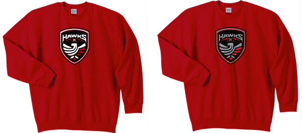 Colorado Hawks FC Crewneck Sweatshirt- Matte or Glitter