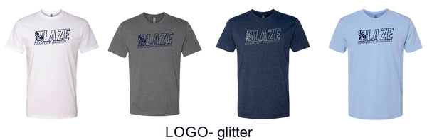 Blaze Baseball Unisex Tee-3 DESIGNS- Matte or Glitter
