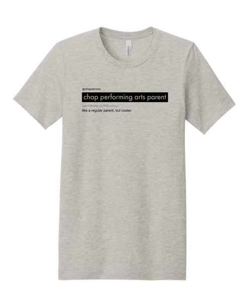 CHS Patrons Bella Canvas PARENT Tee