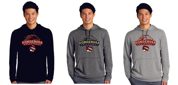 Pondo VOLLEYBALL Triblend Wicking Hoodie- 3 Colors