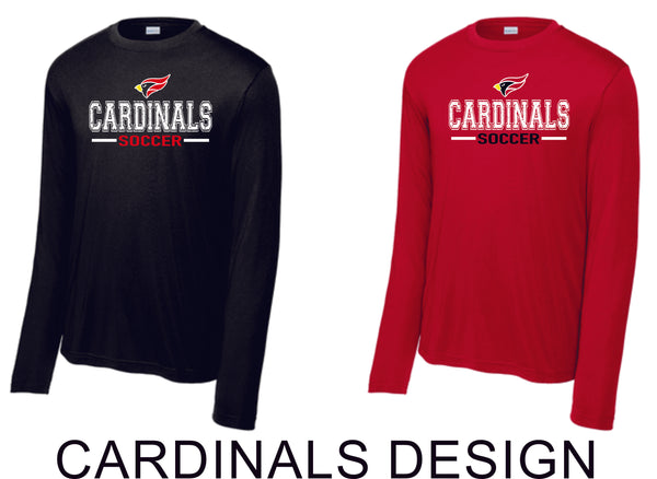 EHS Wicking Long Sleeve Tee- Youth, Ladies, Adult Sizes - 2 Designs