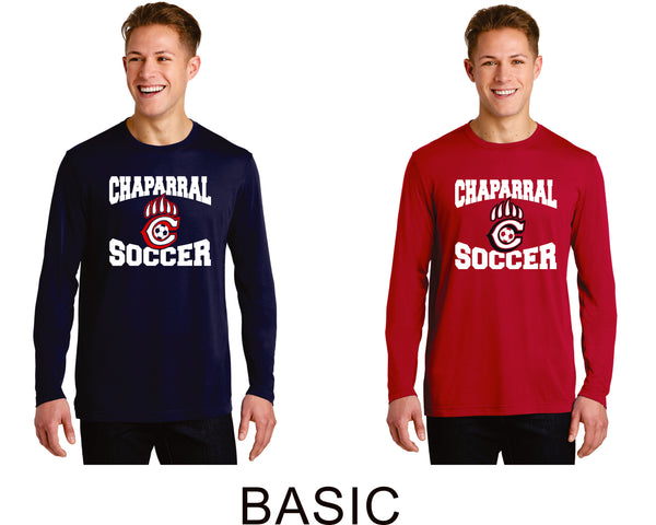 Chap Soccer Sport-Tek Unisex Long Sleeve Tee - 6 designs