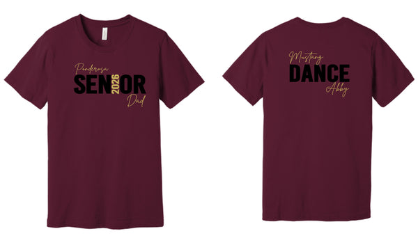Pondo Dance Bella Canvas SENIOR YEAR Tee