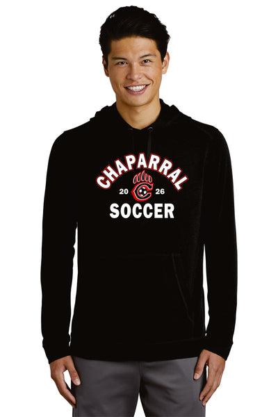 Chap Soccer Unisex Wicking Triblend Hoodie-Matte or Glitter