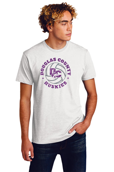 DCHS Volleyball BALL Tee- Matte and Glitter