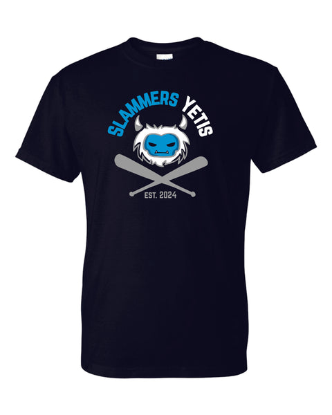 Slammers Yetis Basic Tee- Matte or Glitter