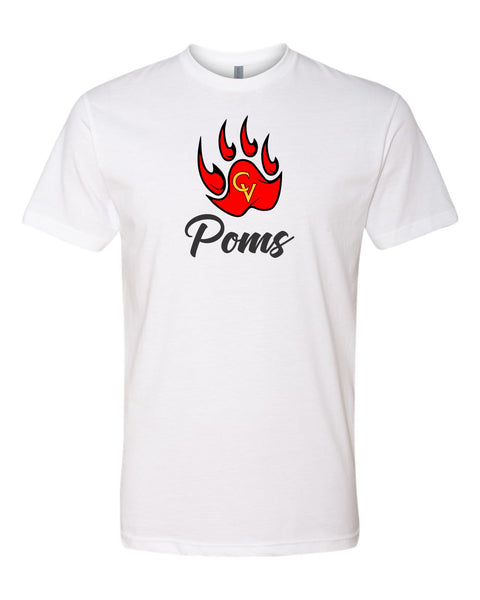 Castle View Poms LOGO Design Tee- 3 Colors