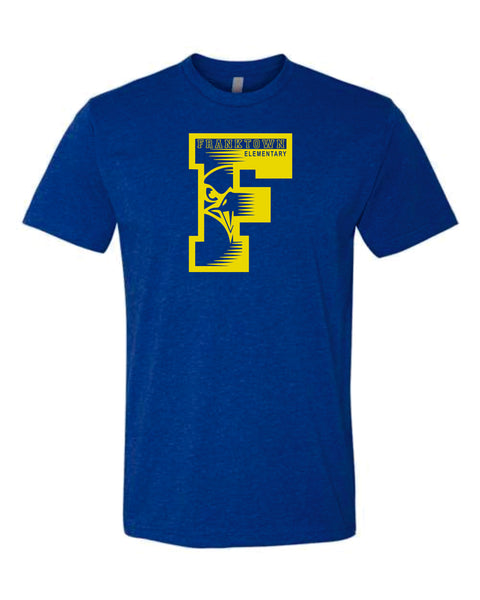 Franktown "F" Basic Tee- Matte or Glitter