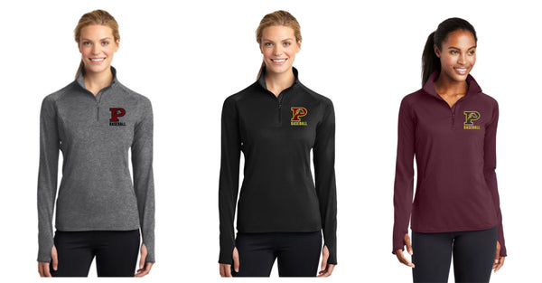 Pondo Baseball Sports Wik 1/4 Zip Pullover- Unisex, Tall, or Ladies