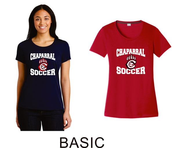 Chap Soccer Sport-Tek Ladies Wicking Tee - 6 designs