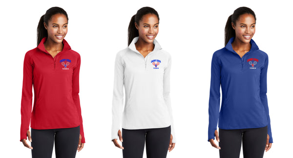 Creek Tennis 1/2 Zip Pullover- Ladies, Unisex