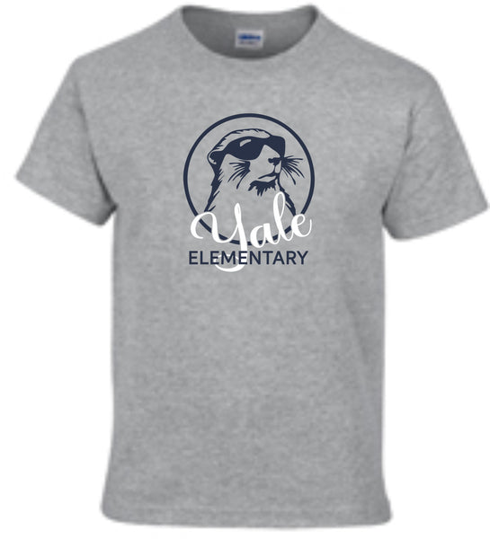 Yale Elementary Basic Tee COOL DOG Design- Matte or Glitter