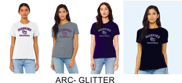 DCHS VOLLEYBALL Ladies Bella Canvas Tee- 4 Colors