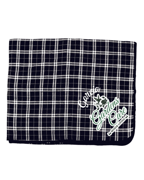 Garden Care Flannel Plaid Blanket
