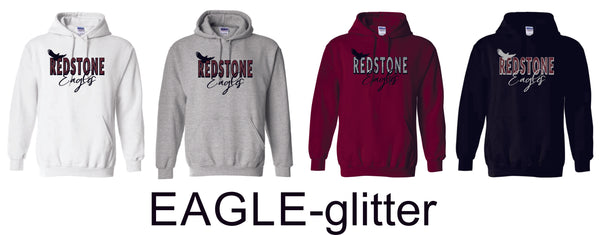 Redstone Basic Hoodie- 3 designs- matte or glitter