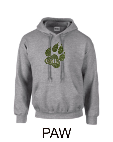 CME Hooded Sweatshirt- 6 Designs- Matte and Glitter