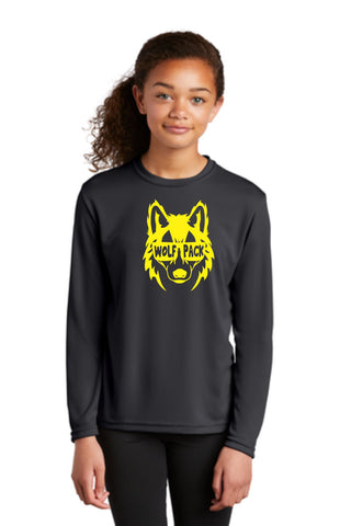 Timber Trail Wolf Pack Wicking Long Sleeve Tee- Youth, Ladies, Adult Sizes